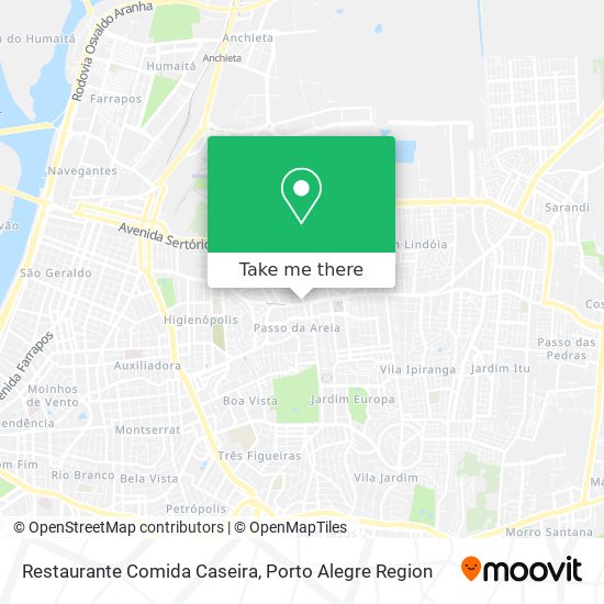 Restaurante Comida Caseira map