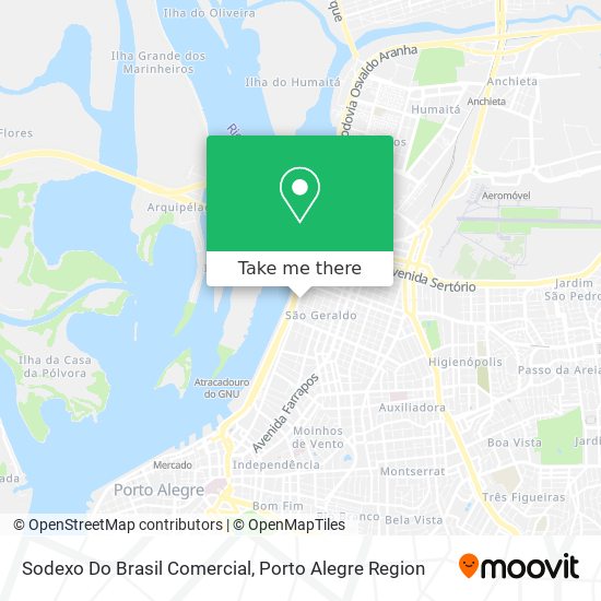 Sodexo Do Brasil Comercial map