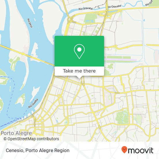 Mapa Cenesio, Rua Arabuta São João Porto Alegre-RS 90240-470