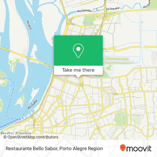 Mapa Restaurante Bello Sabor, Avenida Ceará, 901 São João Porto Alegre-RS 90240-511