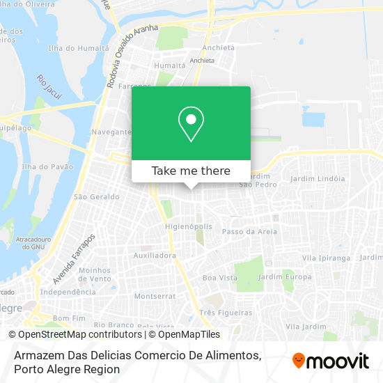Armazem Das Delicias Comercio De Alimentos map