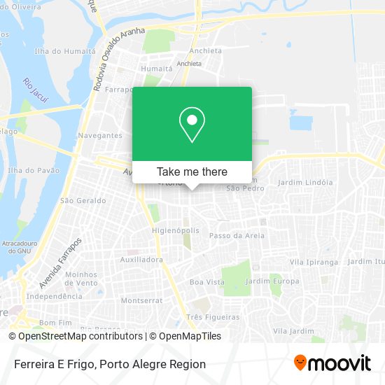 Ferreira E Frigo map