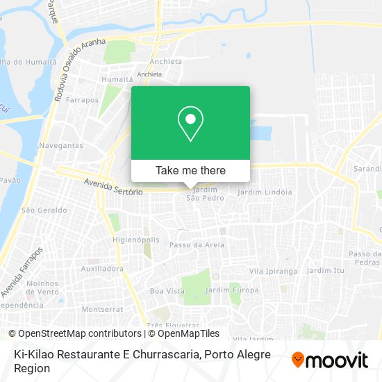 Mapa Ki-Kilao Restaurante E Churrascaria