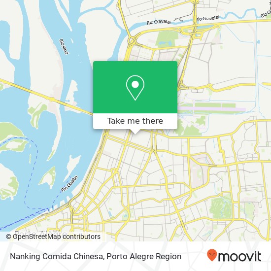 Mapa Nanking Comida Chinesa, Avenida Bahia, 25 Navegantes Porto Alegre-RS 90240-550