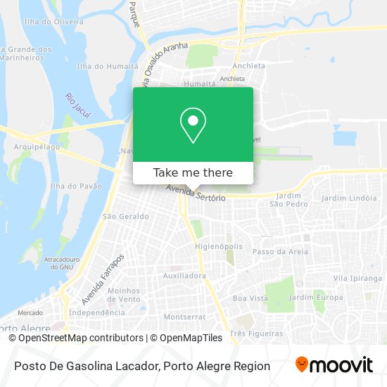 Posto De Gasolina Lacador map