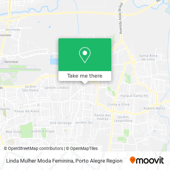 Mapa Linda Mulher Moda Feminina