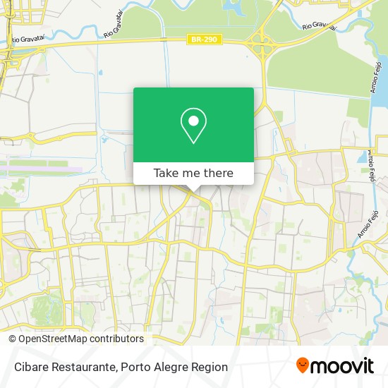 Mapa Cibare Restaurante