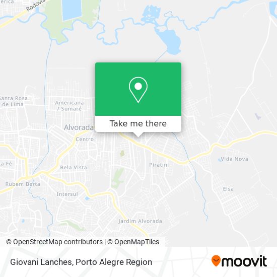Giovani Lanches map
