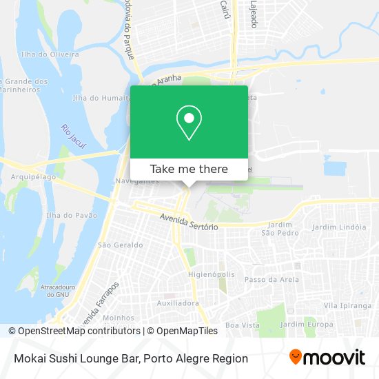 Mokai Sushi Lounge Bar map