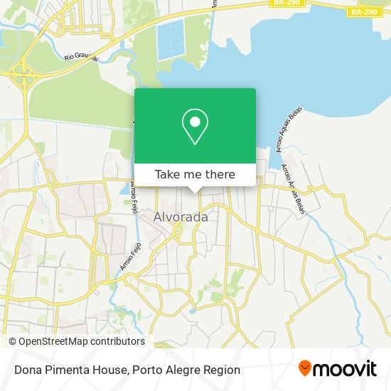 Mapa Dona Pimenta House