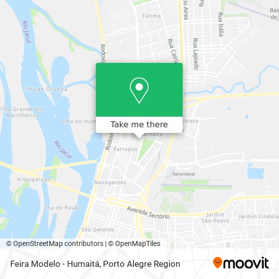 Feira Modelo - Humaitá map