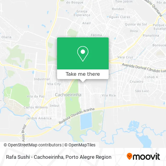 Rafa Sushi - Cachoeirinha map