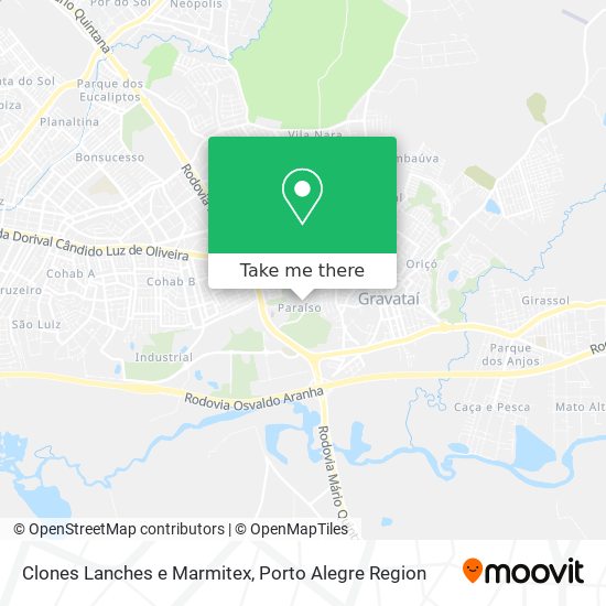 Clones Lanches e Marmitex map
