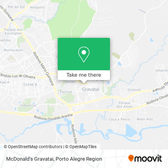 McDonald's Gravatai map