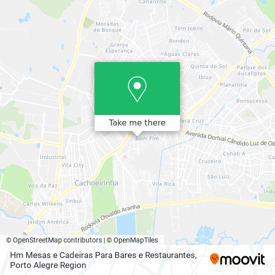 Hm Mesas e Cadeiras Para Bares e Restaurantes map