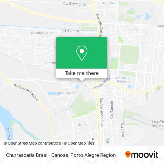 Churrascaria Brasil- Canoas map