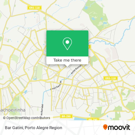 Bar Gatini map
