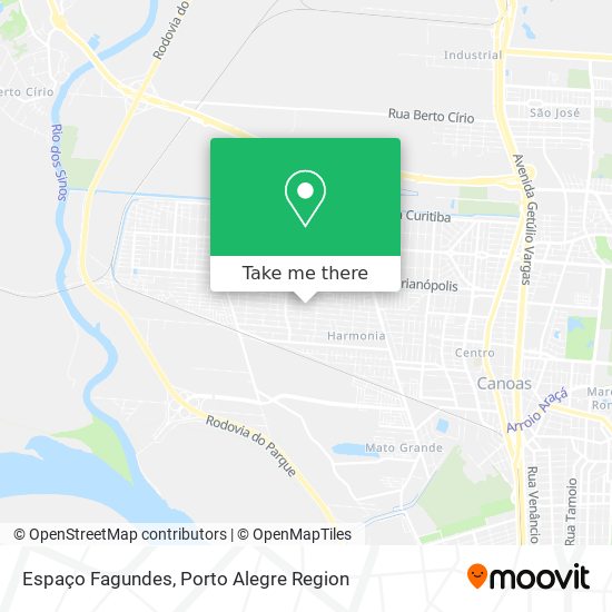 Espaço Fagundes map