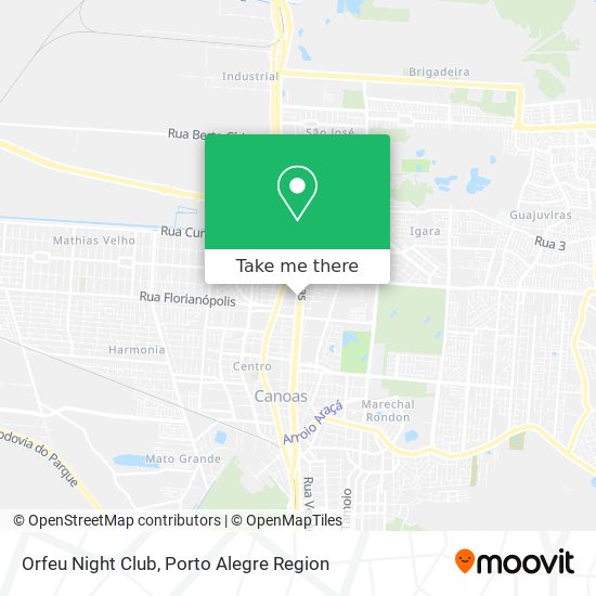 Orfeu Night Club map