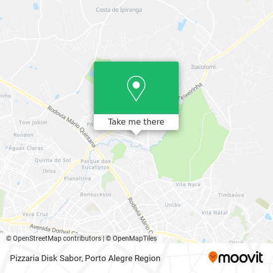 Pizzaria Disk Sabor map