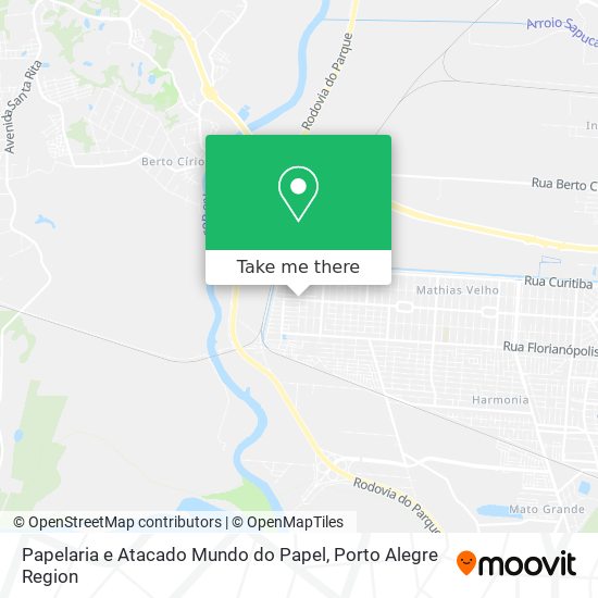 Papelaria e Atacado Mundo do Papel map