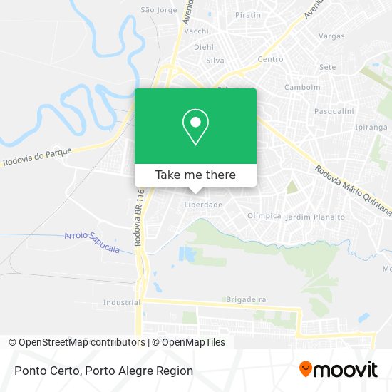 Ponto Certo map