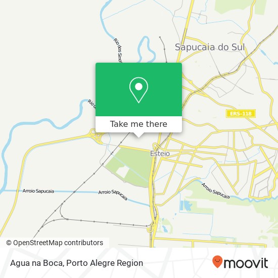 Mapa Agua na Boca, Rua Avelino Antônio Zonta, 254 Novo Esteio Esteio-RS 93270-600