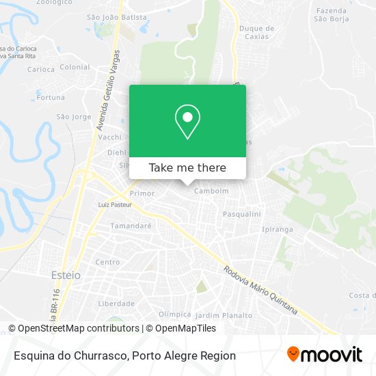 Esquina do Churrasco map