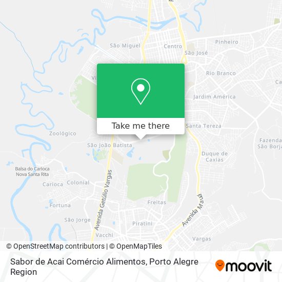 Sabor de Acai Comércio Alimentos map