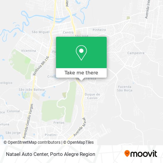 Mapa Natael Auto Center