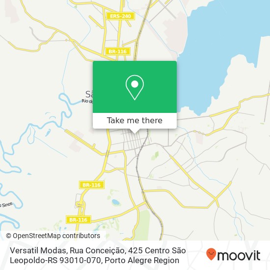 Versatil Modas, Rua Conceição, 425 Centro São Leopoldo-RS 93010-070 map