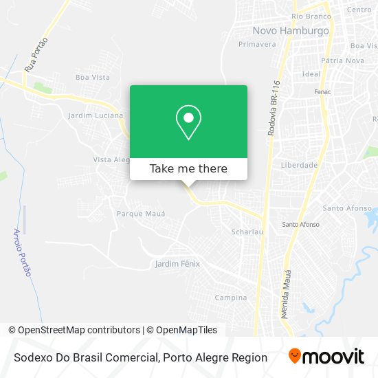 Sodexo Do Brasil Comercial map