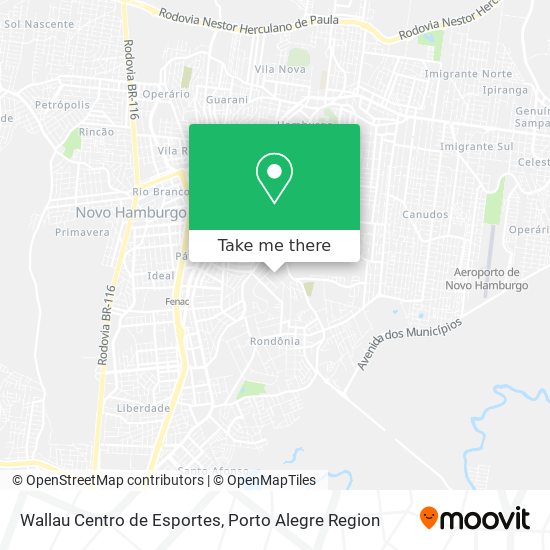 Wallau Centro de Esportes map