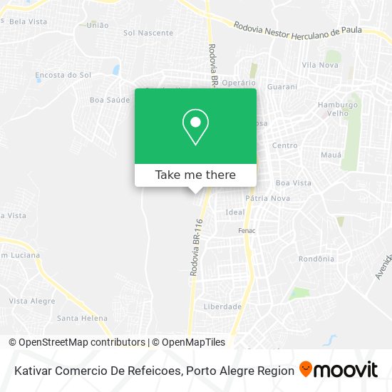 Kativar Comercio De Refeicoes map