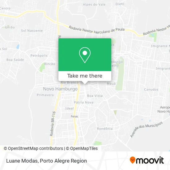 Luane Modas map