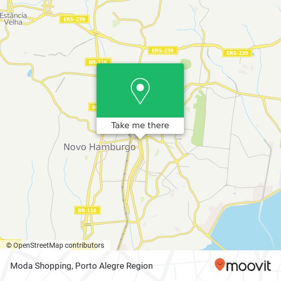 Mapa Moda Shopping, Avenida Pedro Adams Filho Centro Novo Hamburgo-RS 93510-001