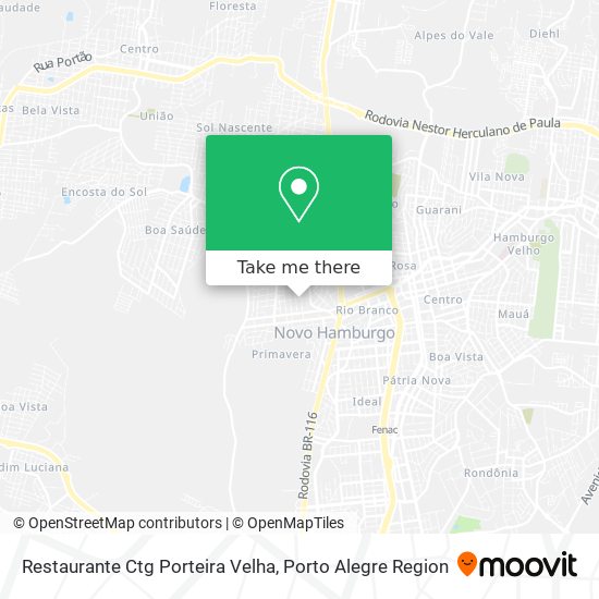 Restaurante Ctg Porteira Velha map