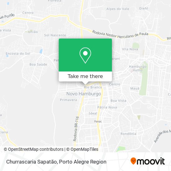 Churrascaria Sapatão map