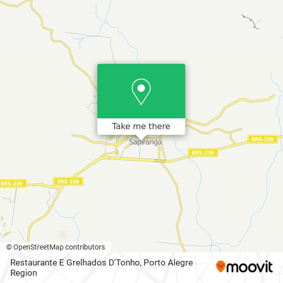 Mapa Restaurante E Grelhados D'Tonho