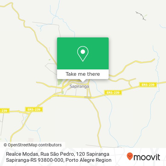 Realce Modas, Rua São Pedro, 120 Sapiranga Sapiranga-RS 93800-000 map