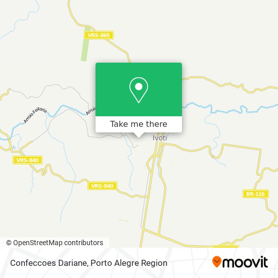 Mapa Confeccoes Dariane