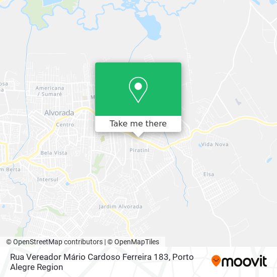 Rua Vereador Mário Cardoso Ferreira 183 map
