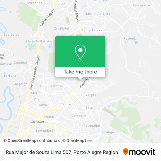 Rua Major de Souza Lima 507 map