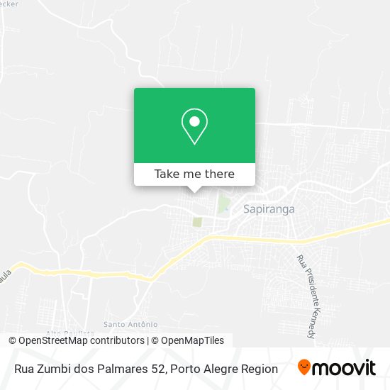 Mapa Rua Zumbi dos Palmares 52