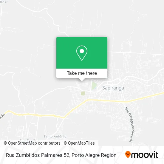 Rua Zumbi dos Palmares 52 map