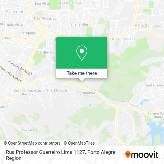 Rua Professor Guerreiro Lima 1127 map