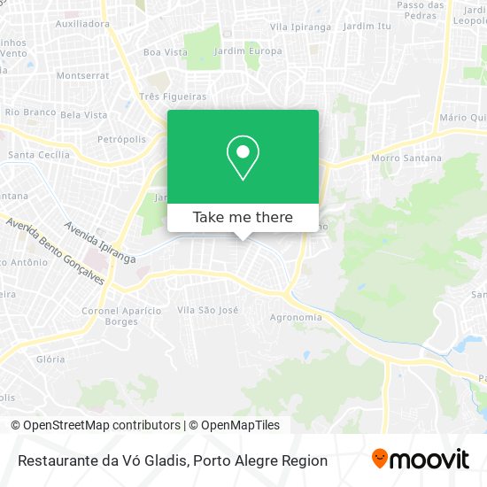 Restaurante da Vó Gladis map