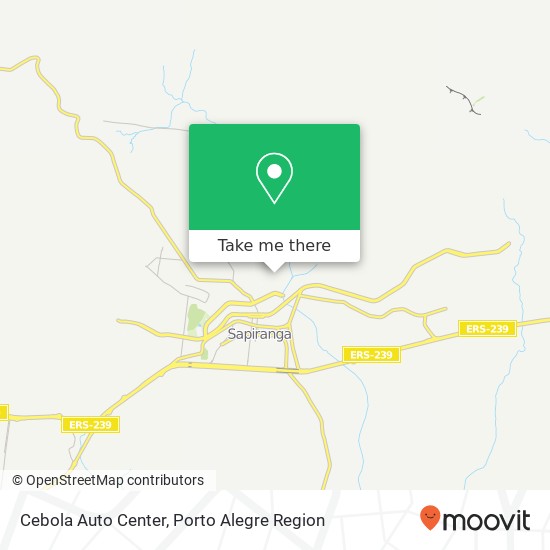 Mapa Cebola Auto Center