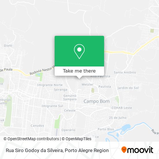 Rua Siro Godoy da Silveira map