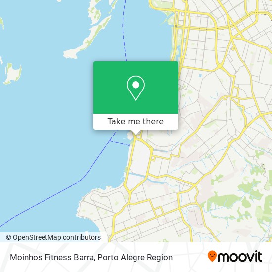 Moinhos Fitness Barra map